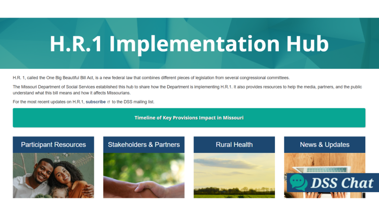 HR1 Implementation Hub webpage