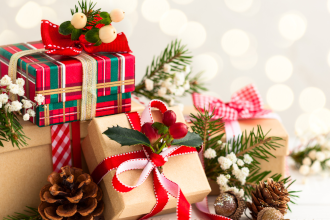 a pile of presents